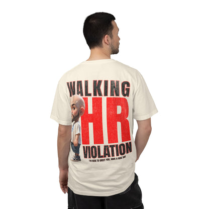 Corporate Damage™ - BPD - Funny Office Humor T-Shirt | Walking HR Violation Bold Red Typography Graphic Tee | Sarcastic Workplace Joke Shirt