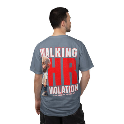 Corporate Damage™ - BPD - Funny Office Humor T-Shirt | Walking HR Violation Bold Red Typography Graphic Tee | Sarcastic Workplace Joke Shirt