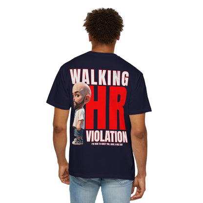 Corporate Damage™ - BPD - Funny Office Humor T-Shirt | Walking HR Violation Bold Red Typography Graphic Tee | Sarcastic Workplace Joke Shirt