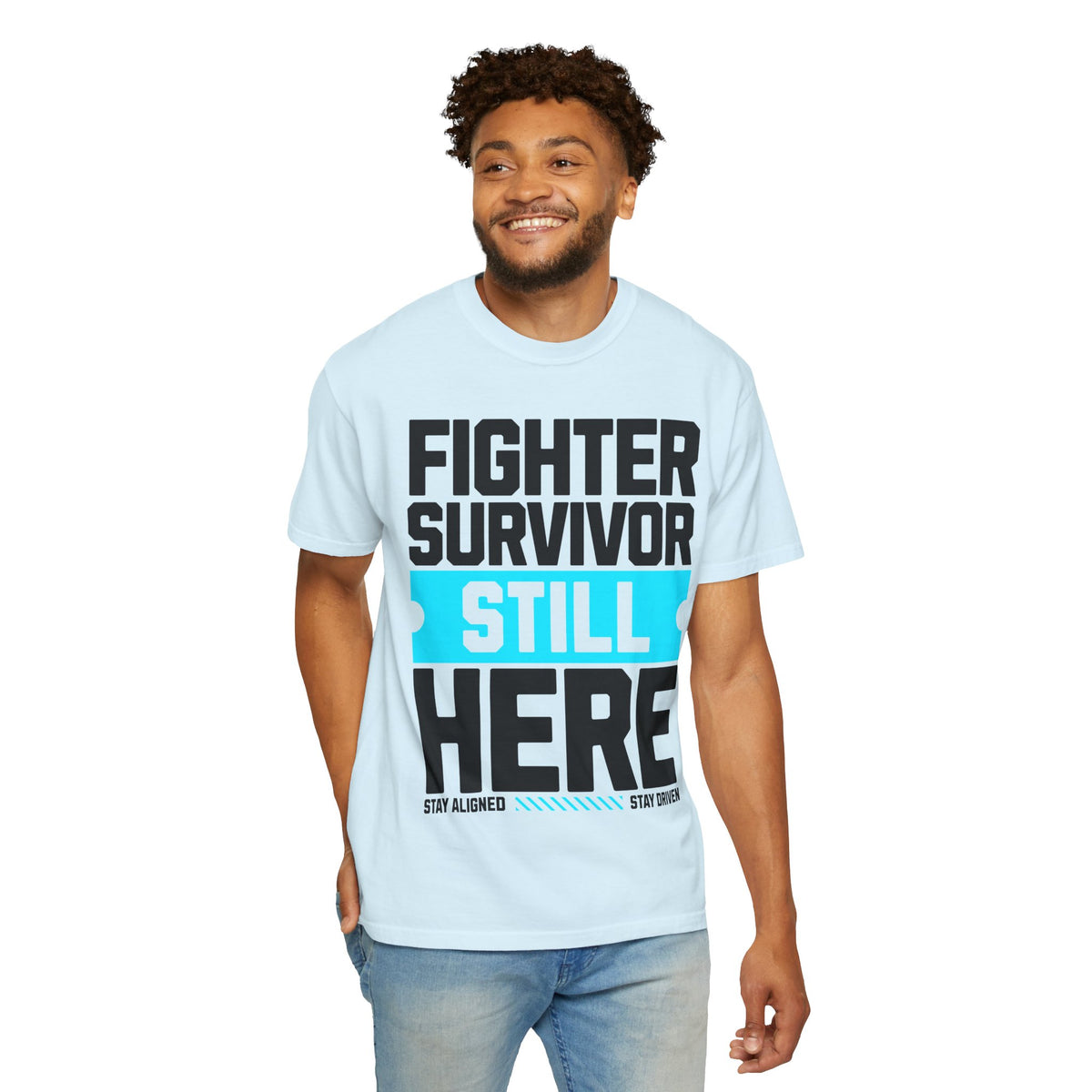 FPD - Fighter Survivor Still Here | Inspirational Mental Health Long Sleeve Shirt & Empowerment Apparel
