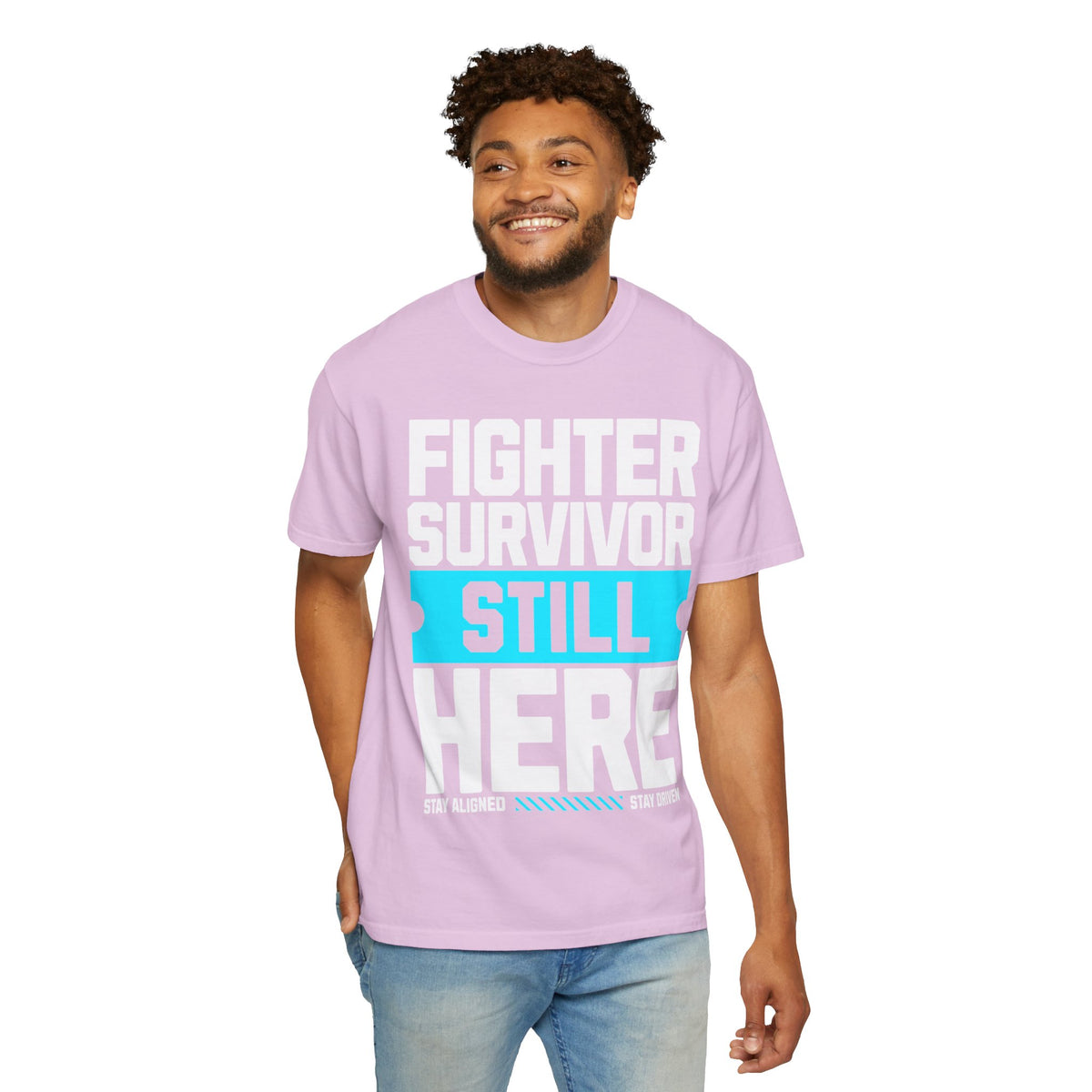 FPD - Fighter Survivor Still Here | Inspirational Mental Health Long Sleeve Shirt & Empowerment Apparel