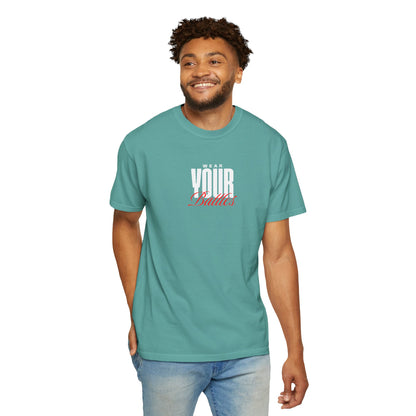 FPD - Wear Your Battles T-Shirt | Inspirational Motivational Typography Graphic Tee | Bold Statement Apparel