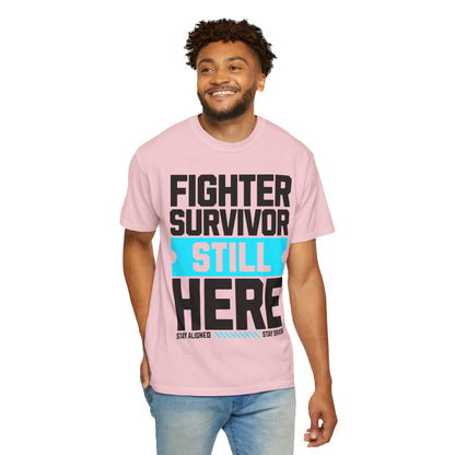 FPD - Fighter Survivor Still Here | Inspirational Mental Health Long Sleeve Shirt & Empowerment Apparel