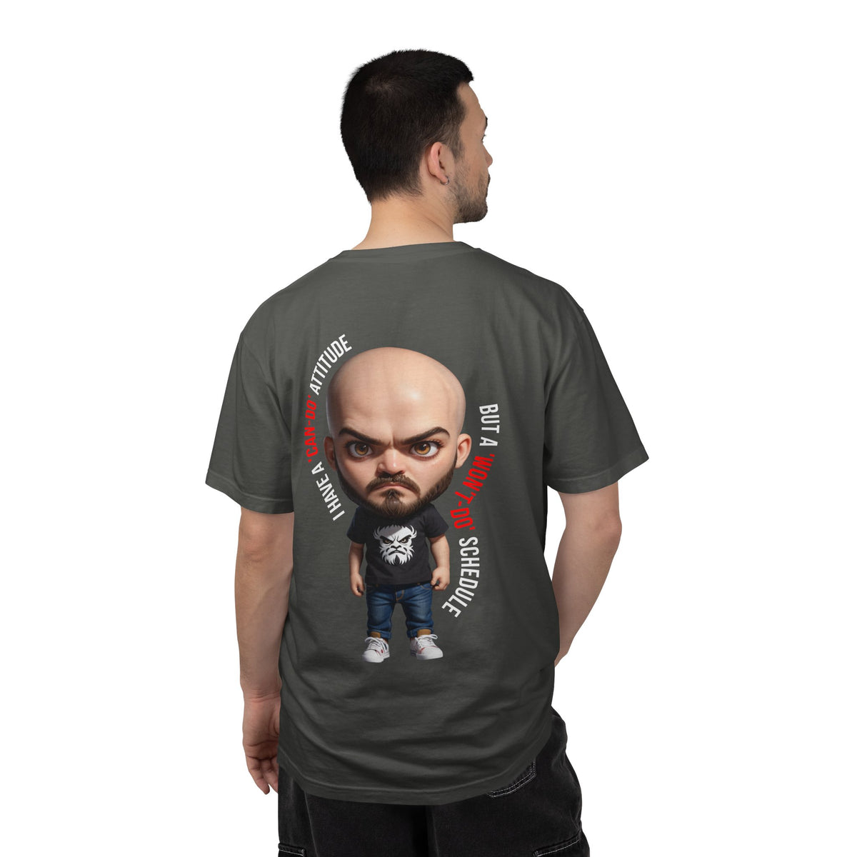Corporate Damage™ - BPD - Funny Office Humor T-Shirt | Can-Do Attitude Won't-Do Schedule Graphic Tee | Sarcastic Workplace Procrastination Shirt