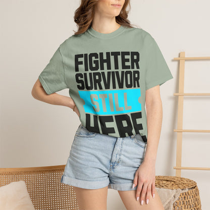 FPD - Fighter Survivor Still Here | Inspirational Mental Health Long Sleeve Shirt & Empowerment Apparel