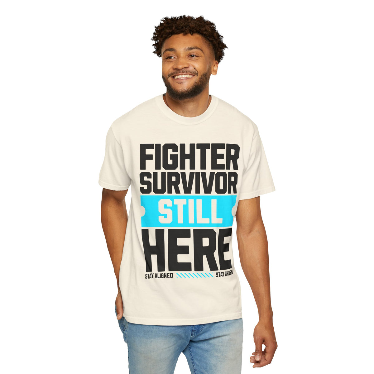 FPD - Fighter Survivor Still Here | Inspirational Mental Health Long Sleeve Shirt & Empowerment Apparel