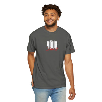 FPD - Wear Your Battles T-Shirt | Inspirational Motivational Typography Graphic Tee | Bold Statement Apparel