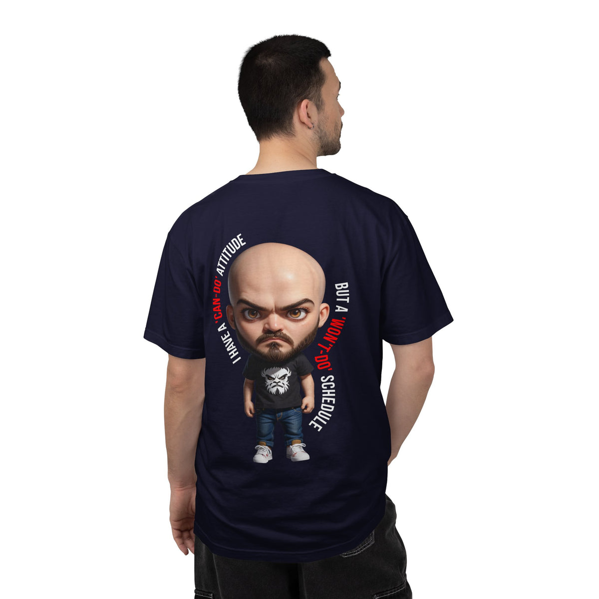 Corporate Damage™ - BPD - Funny Office Humor T-Shirt | Can-Do Attitude Won't-Do Schedule Graphic Tee | Sarcastic Workplace Procrastination Shirt