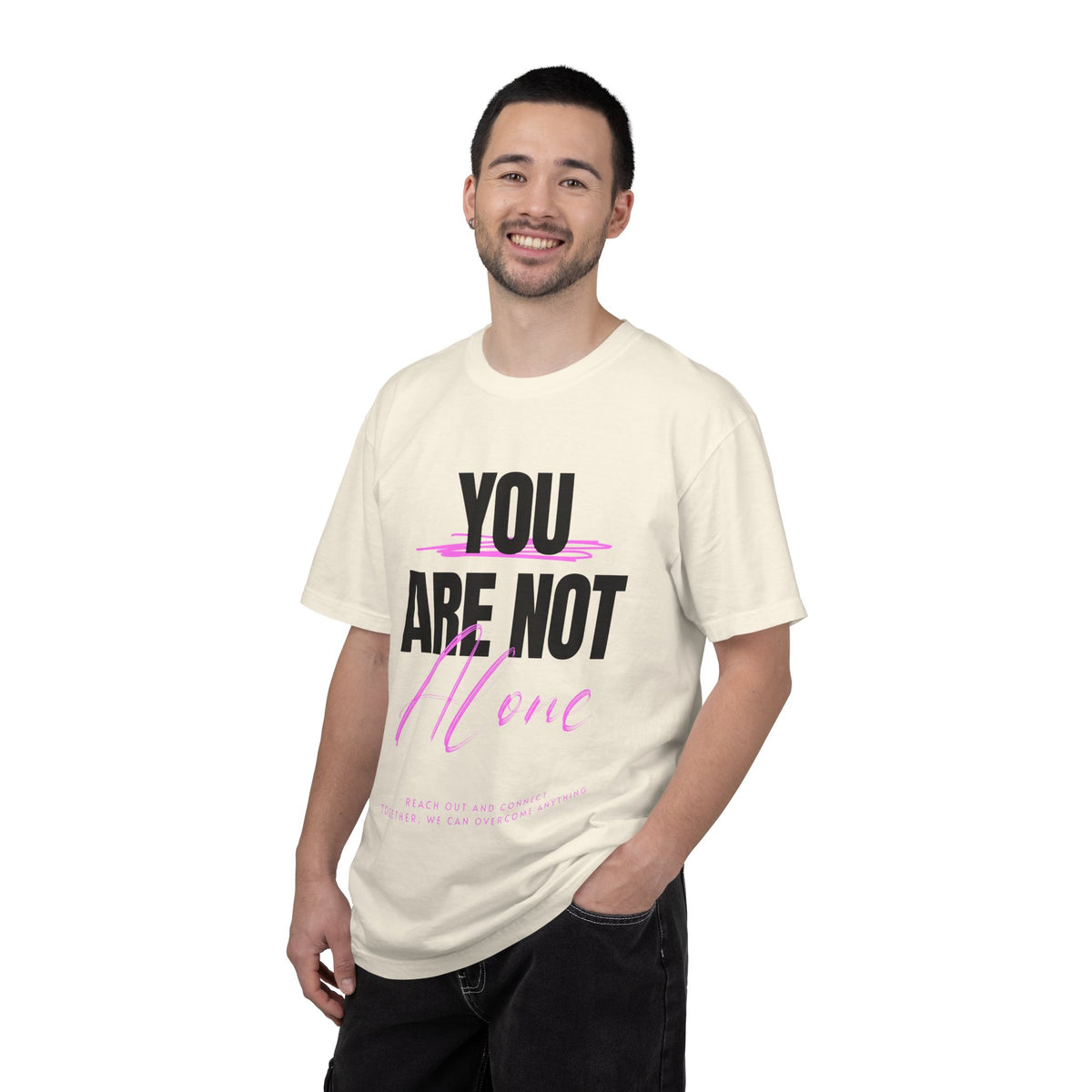 FPD - You Are Not Alone Mental Health Support Shirt | Inspirational Awareness Apparel & Overcomer Tee