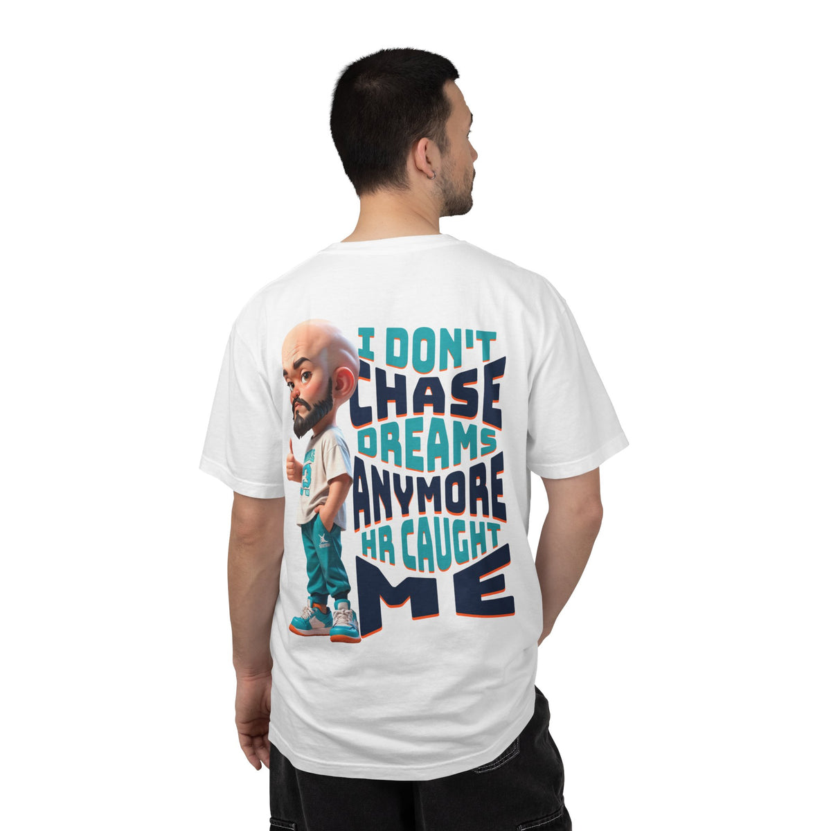 Corporate Damage™ - BPD - Funny Office Humor T-Shirt | I Don't Chase Dreams Anymore HR Caught Me Graphic Tee | Sarcastic Workplace Joke Shirt