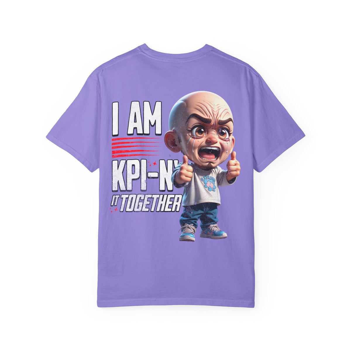 Corporate Damage™ - BPD - Funny Office Humor T-Shirt | I Am KPI-N' It Together Graphic Tee | Sarcastic Corporate Performance Metric Shirt