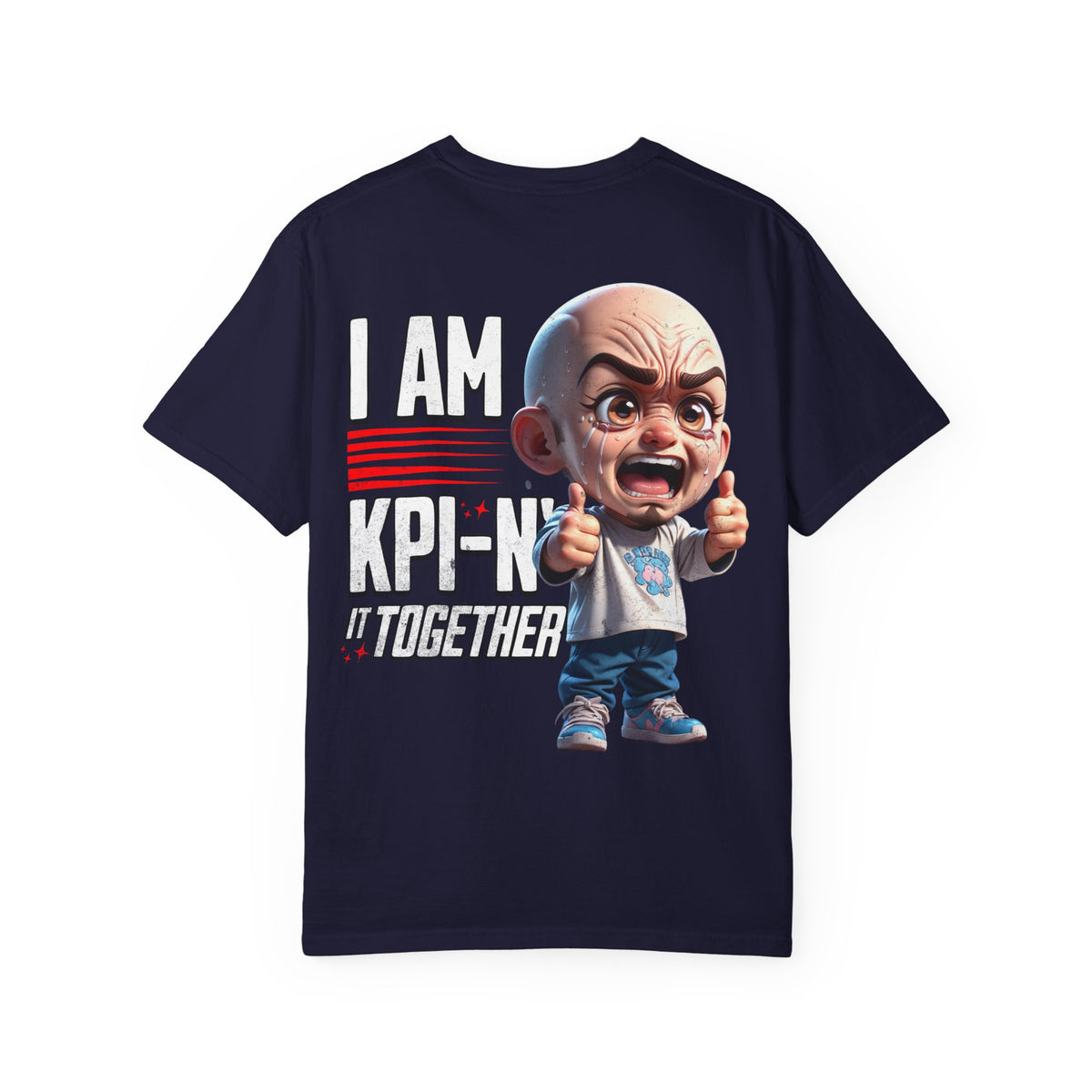 Corporate Damage™ - BPD - Funny Office Humor T-Shirt | I Am KPI-N' It Together Graphic Tee | Sarcastic Corporate Performance Metric Shirt