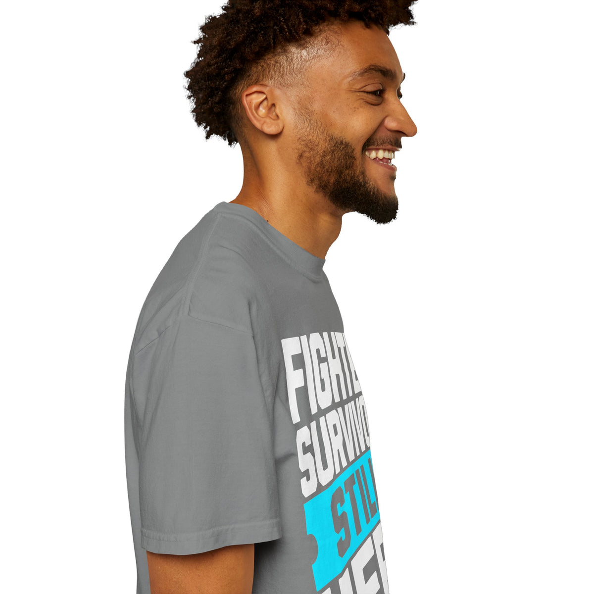 FPD - Fighter Survivor Still Here | Inspirational Mental Health Long Sleeve Shirt & Empowerment Apparel