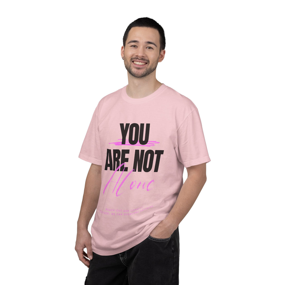 FPD - You Are Not Alone Mental Health Support Shirt | Inspirational Awareness Apparel & Overcomer Tee
