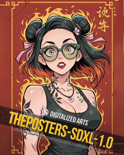 DAPostersXL - Ultimate Graphic Poster & Anime Aesthetic LoRA Suite (v1.0 - v7.0)
