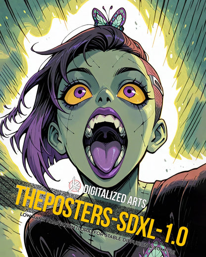 DAPostersXL - Ultimate Graphic Poster & Anime Aesthetic LoRA Suite (v1.0 - v7.0)