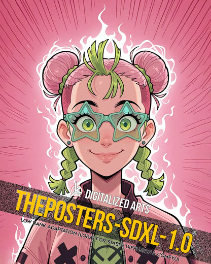 DAPostersXL - Ultimate Graphic Poster & Anime Aesthetic LoRA Suite (v1.0 - v7.0)