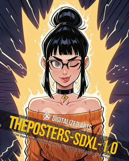 DAPostersXL - Ultimate Graphic Poster & Anime Aesthetic LoRA Suite (v1.0 - v7.0)