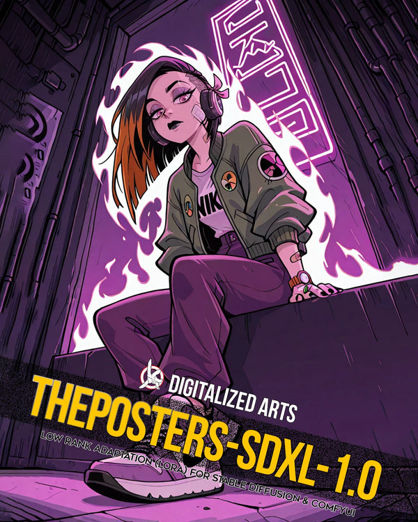 DAPostersXL - Ultimate Graphic Poster & Anime Aesthetic LoRA Suite (v1.0 - v7.0)