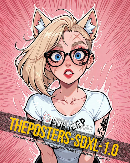 DAPostersXL - Ultimate Graphic Poster & Anime Aesthetic LoRA Suite (v1.0 - v7.0)