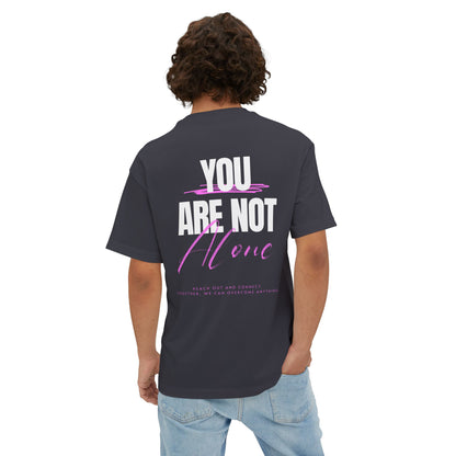 F&BPD - You Are Not Alone Oversized Tee – Hope & Awareness Shirt