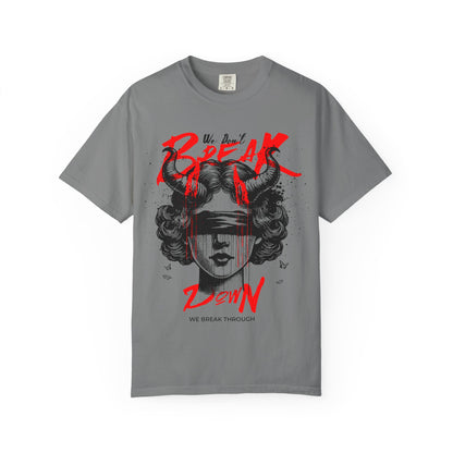 FPD - Break Down To Breakthrough Grunge Tee | Mental Health Resilience & Alternative Apparel