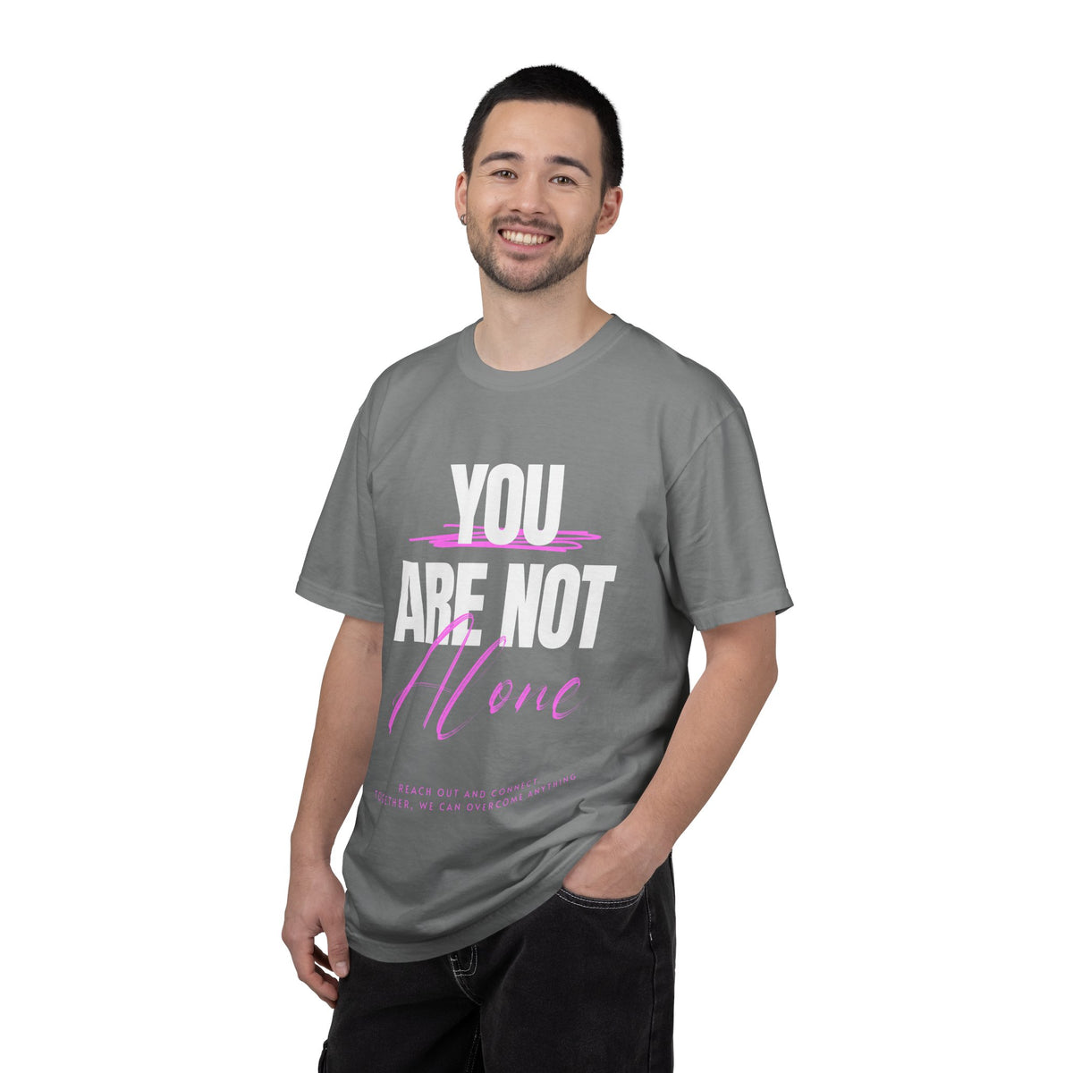 FPD - You Are Not Alone Mental Health Support Shirt | Inspirational Awareness Apparel & Overcomer Tee
