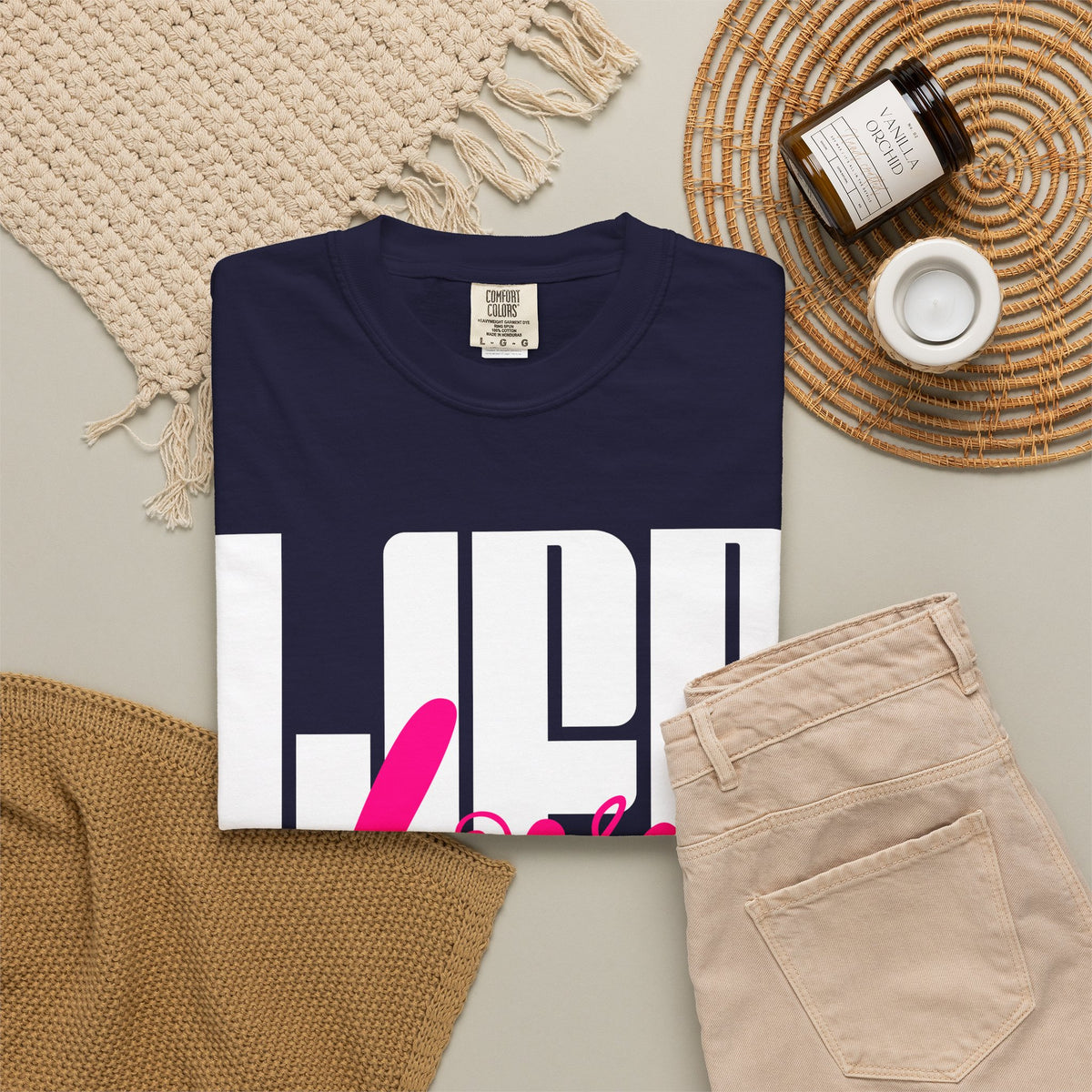 FPD - Life Love Hope Inspirational Quote Tee | Mental Health Support & Positive Affirmation Shirt