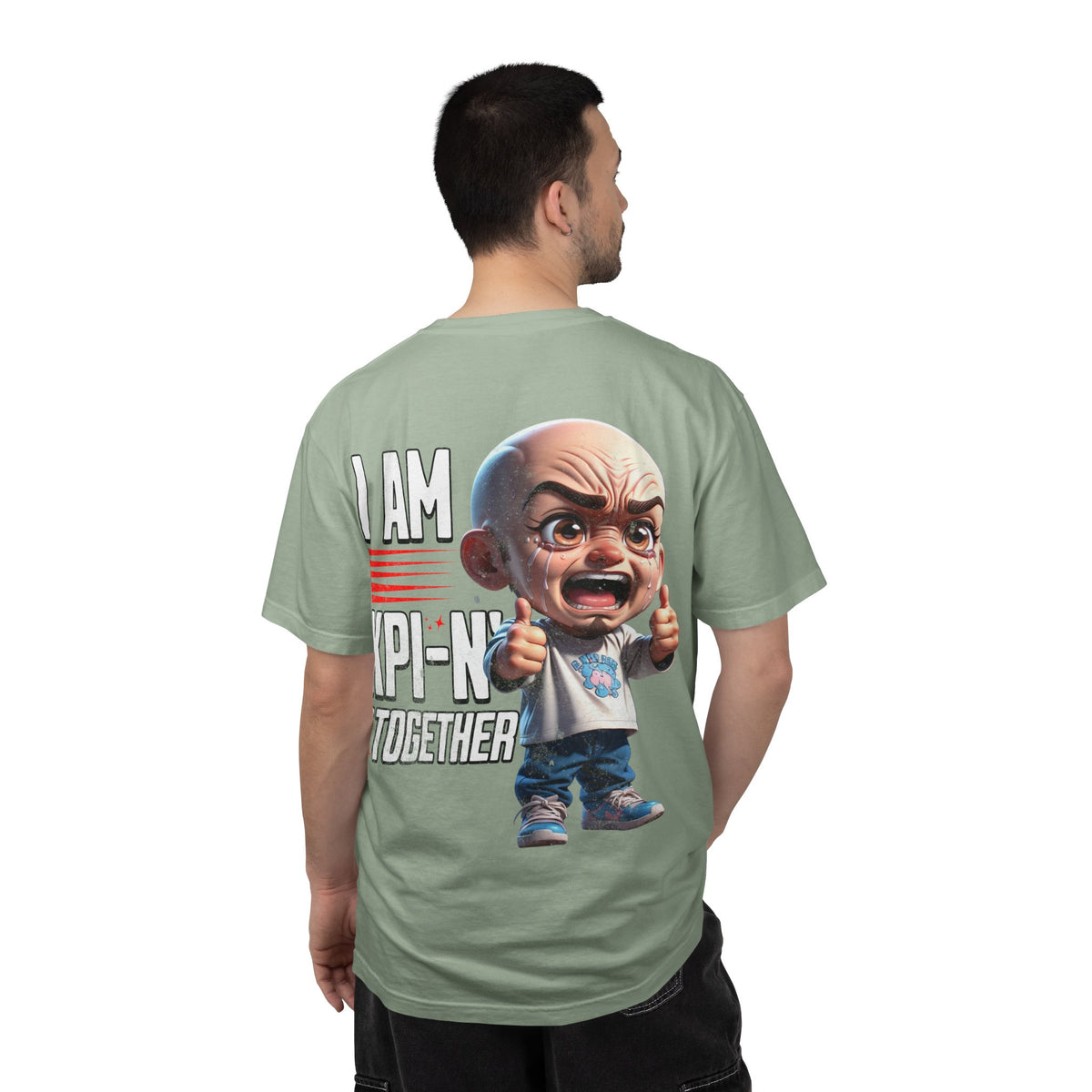 Corporate Damage™ - BPD - Funny Office Humor T-Shirt | I Am KPI-N' It Together Graphic Tee | Sarcastic Corporate Performance Metric Shirt