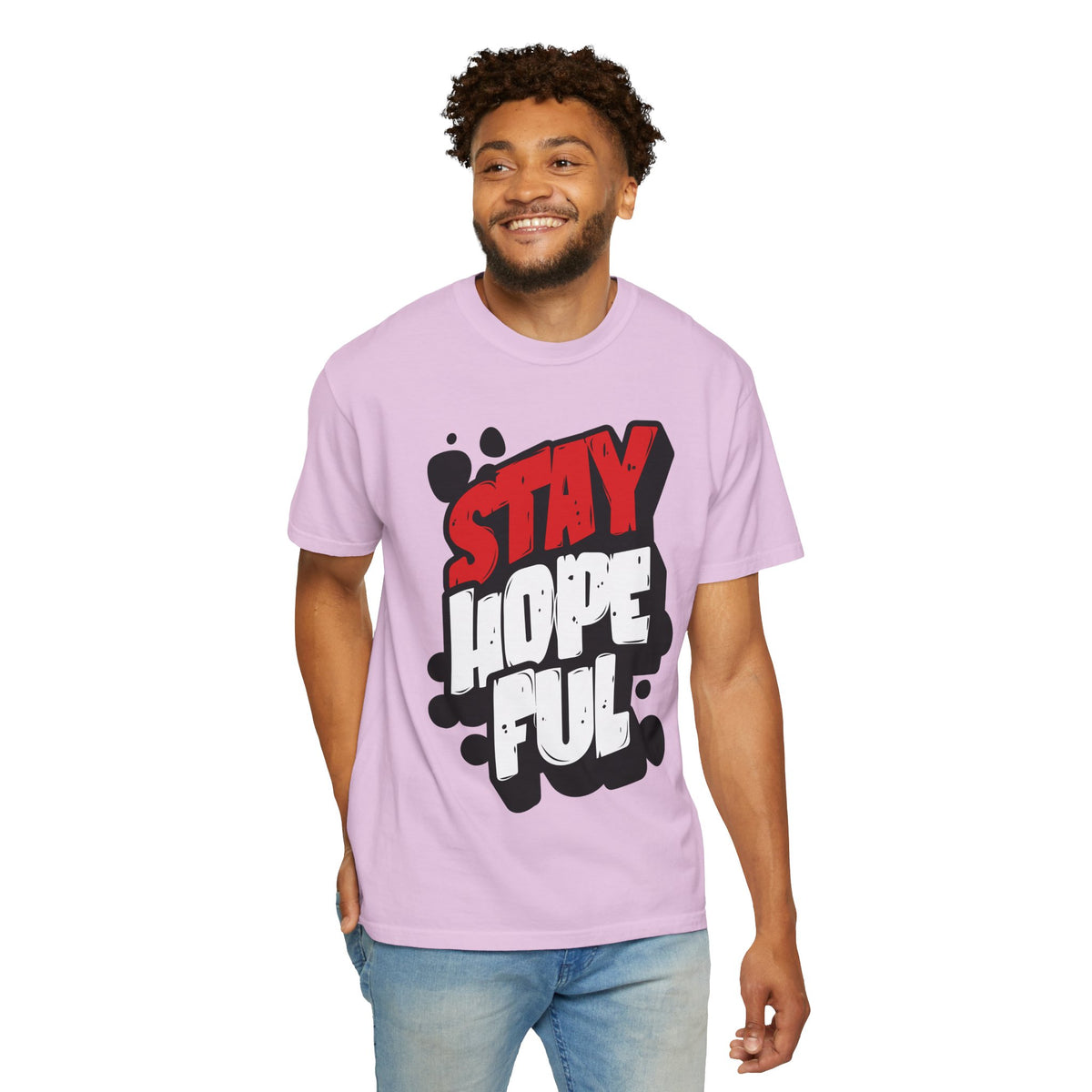 FPD - Stay Hopeful Bold Typography Tee | Inspirational Mental Health Support & Streetwear Shirt