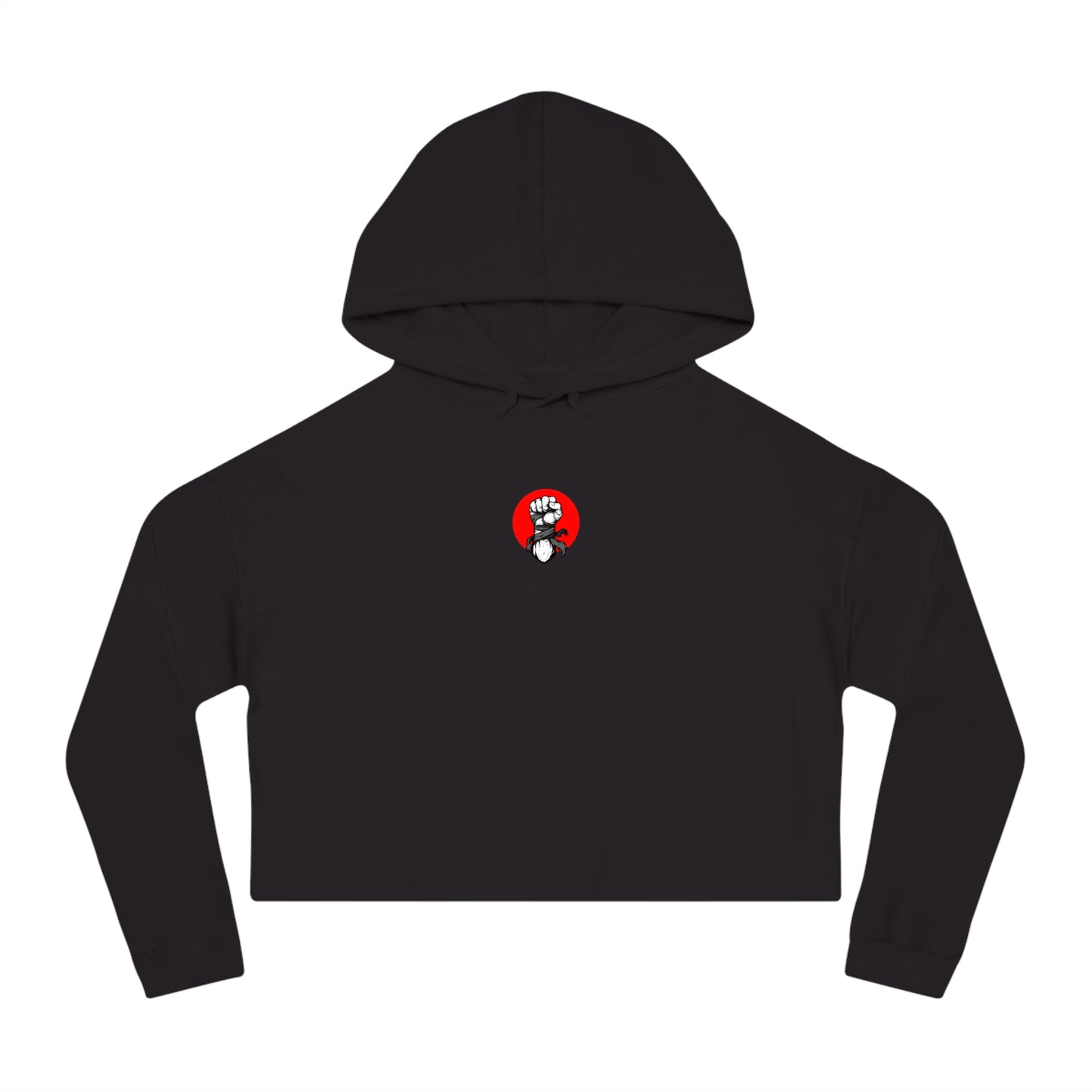 Fighter Survivor Still Here Cropped Hoodie – Women’s Mental Health Awareness Sweatshirt