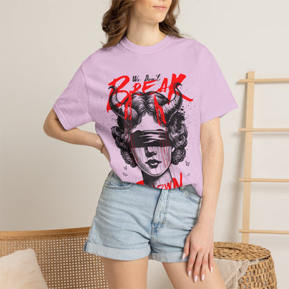 FPD - Break Down To Breakthrough Grunge Tee | Mental Health Resilience & Alternative Apparel