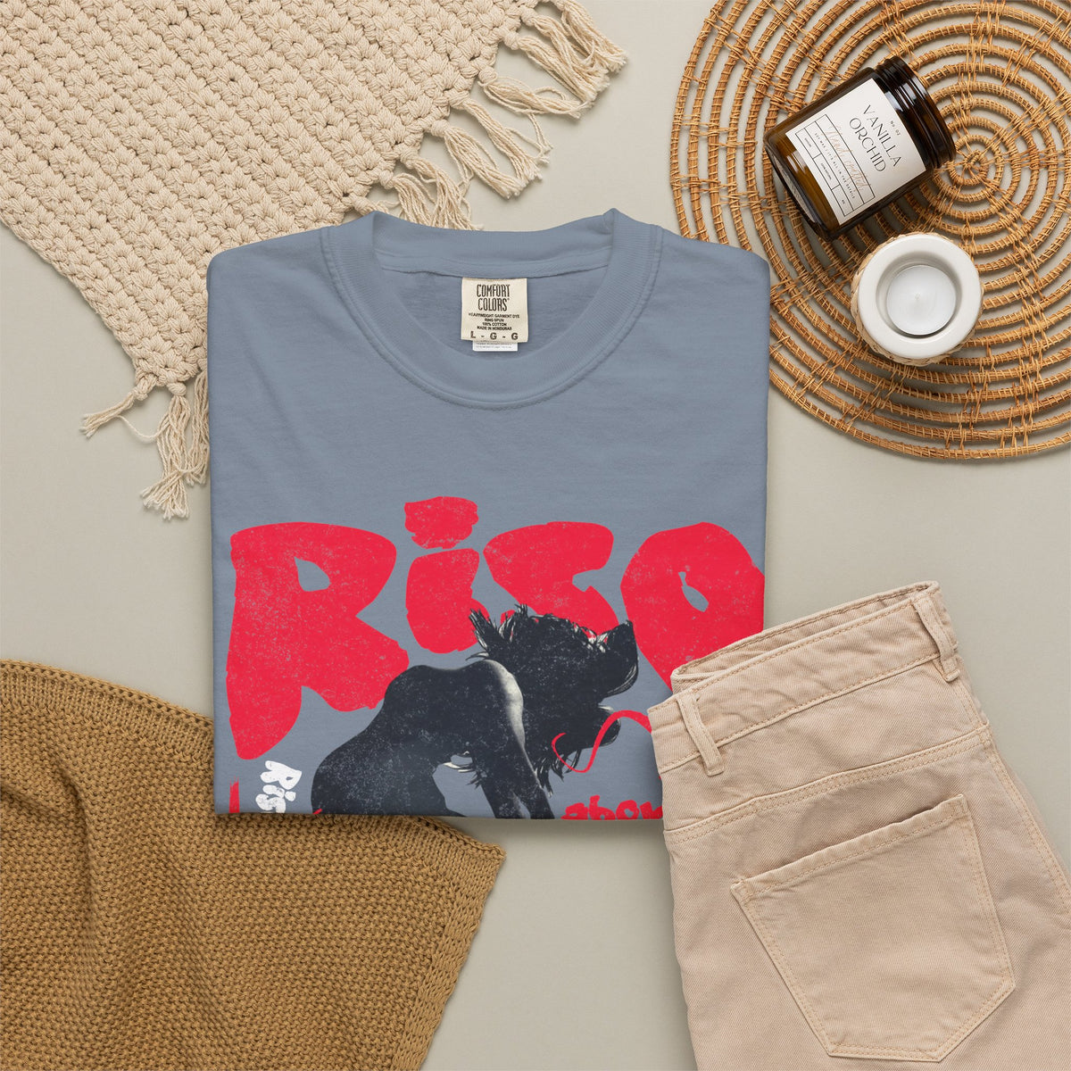 FPD - Rise Above the Challenge Grunge Tee | Mental Health Resilience & Inner Strength Apparel