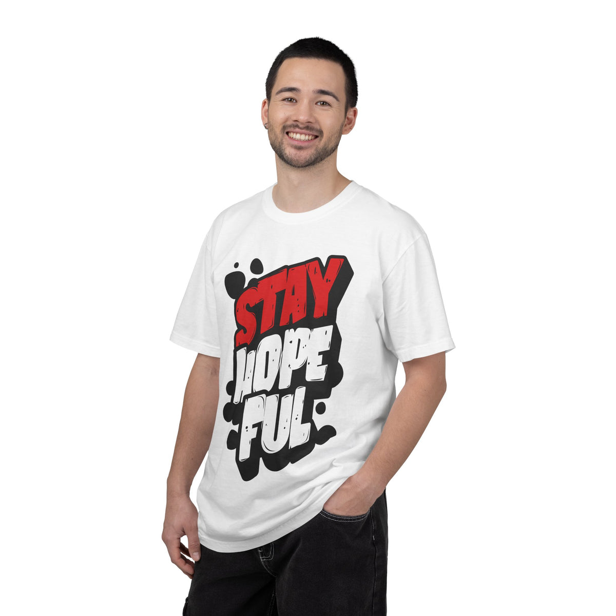 FPD - Stay Hopeful Bold Typography Tee | Inspirational Mental Health Support & Streetwear Shirt