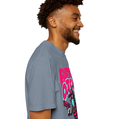 FPD - Bee-Otch Streetwear Graphic Tee – Funny Gangster Bee Unisex Heavyweight Cotton T-Shirt, Trendy Humorous Urban Apparel
