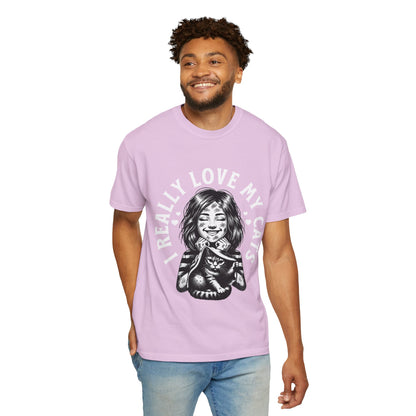 FPD - I Really Love My Cats T-Shirt | Scratched Up Cat Mom Graphic Tee | Funny Pet Lover Gift Shirt