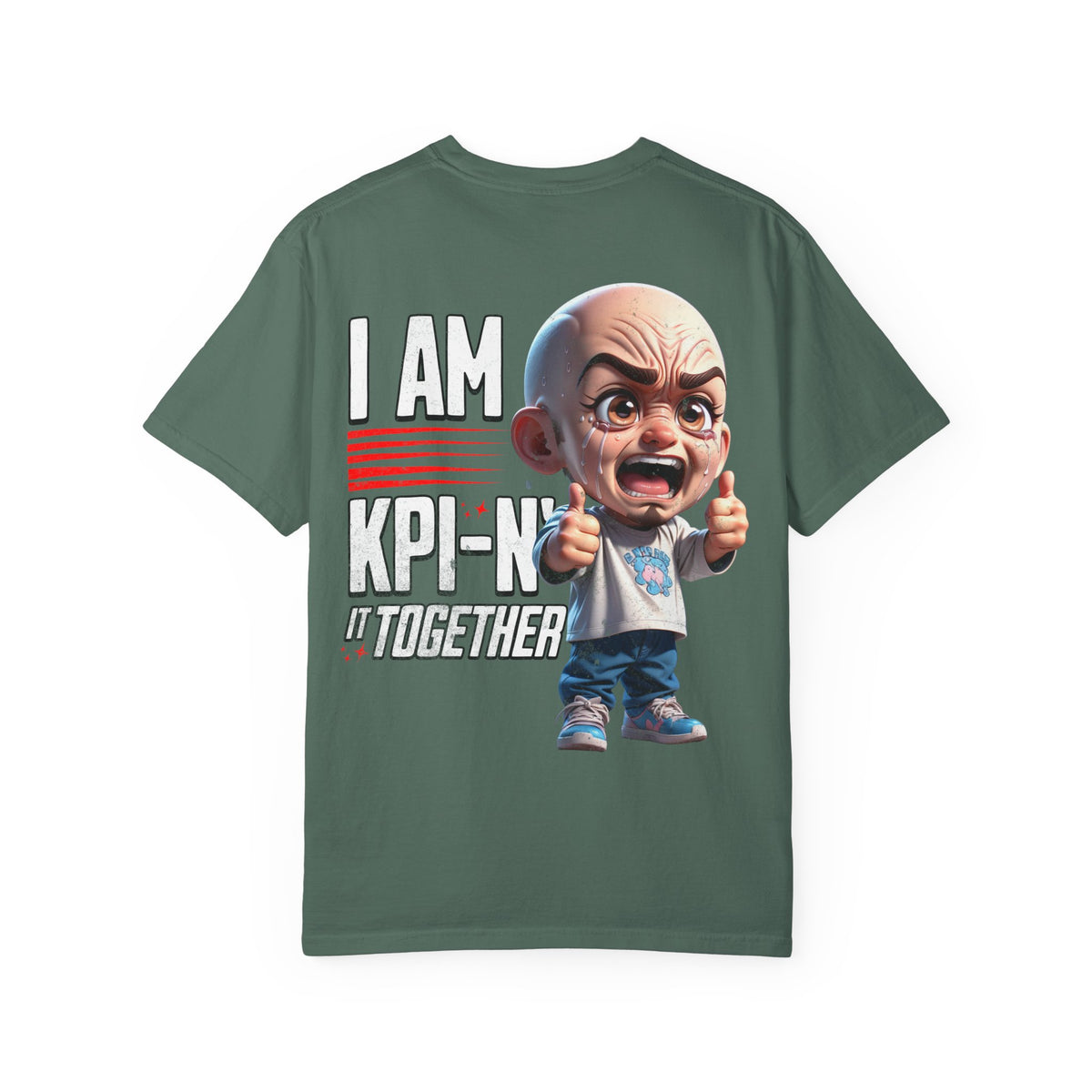 Corporate Damage™ - BPD - Funny Office Humor T-Shirt | I Am KPI-N' It Together Graphic Tee | Sarcastic Corporate Performance Metric Shirt