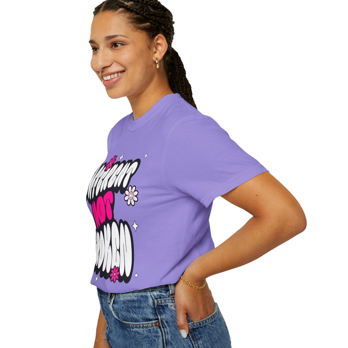 FPD - Different Not Broken Retro Groovy Shirt | Neurodiversity Acceptance & Mental Health Support Tee