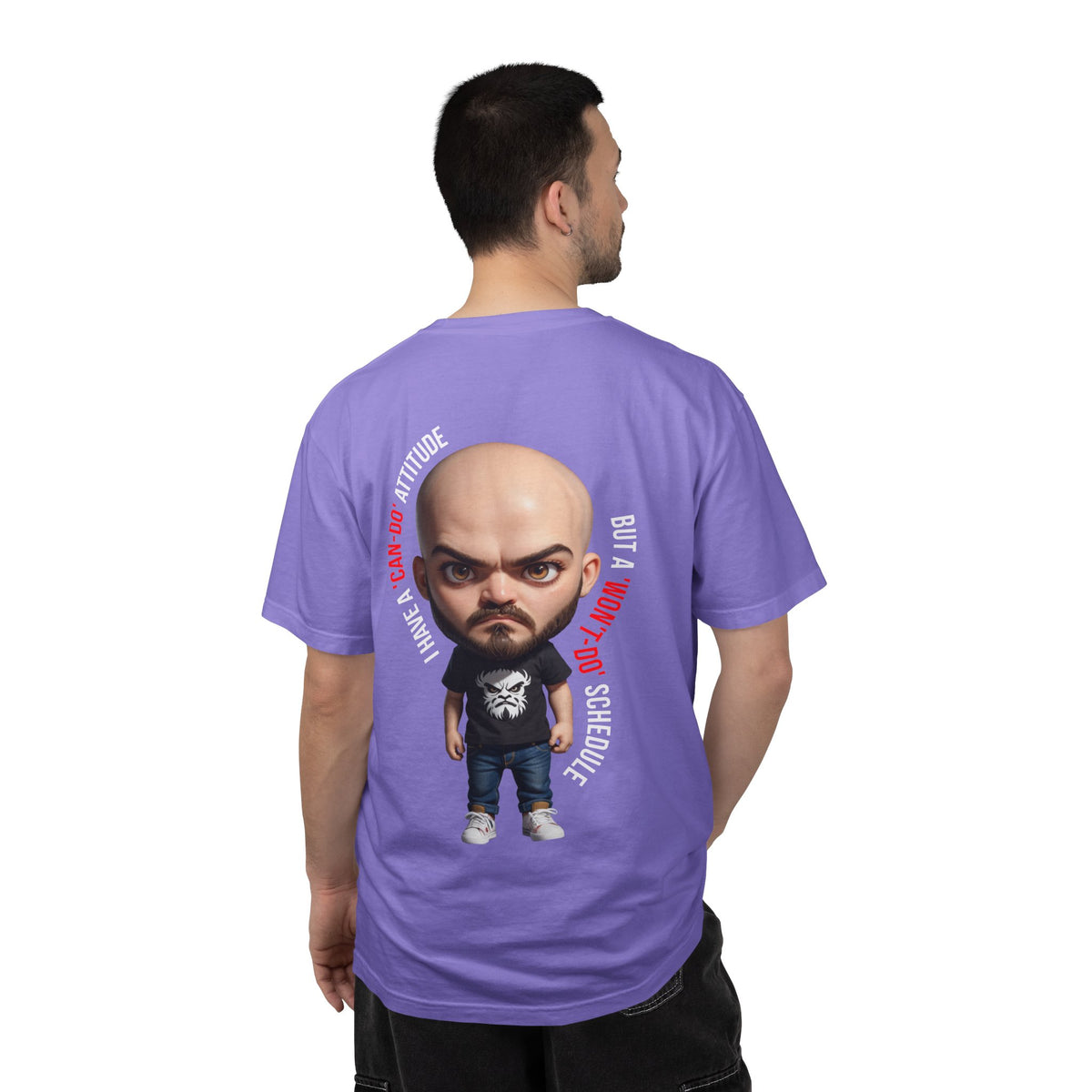 Corporate Damage™ - BPD - Funny Office Humor T-Shirt | Can-Do Attitude Won't-Do Schedule Graphic Tee | Sarcastic Workplace Procrastination Shirt