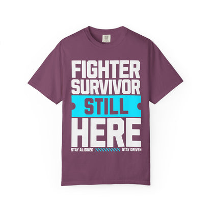 FPD - Fighter Survivor Still Here | Inspirational Mental Health Long Sleeve Shirt & Empowerment Apparel
