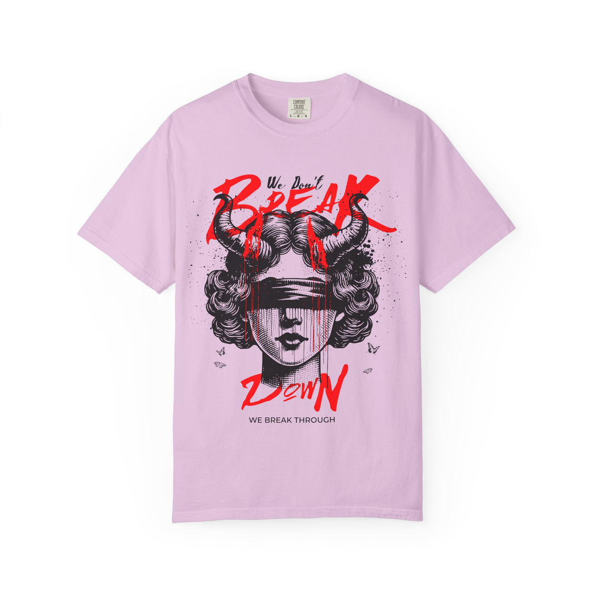 FPD - Break Down To Breakthrough Grunge Tee | Mental Health Resilience & Alternative Apparel
