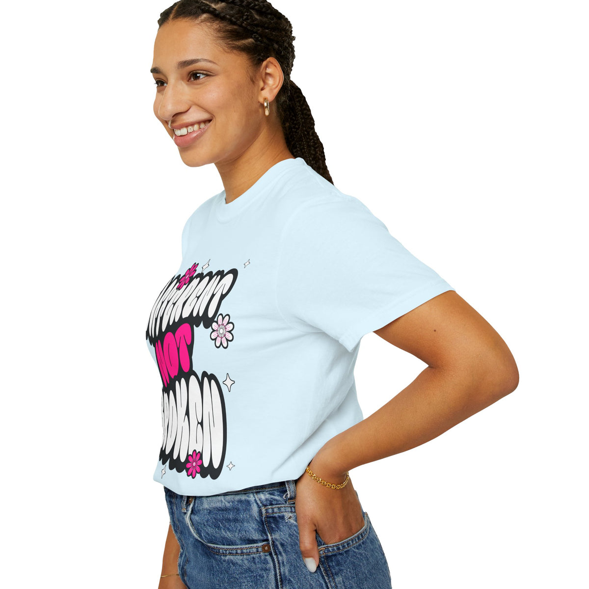 FPD - Different Not Broken Retro Groovy Shirt | Neurodiversity Acceptance & Mental Health Support Tee