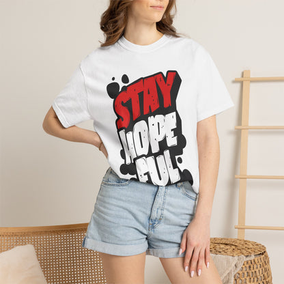 FPD - Stay Hopeful Bold Typography Tee | Inspirational Mental Health Support & Streetwear Shirt