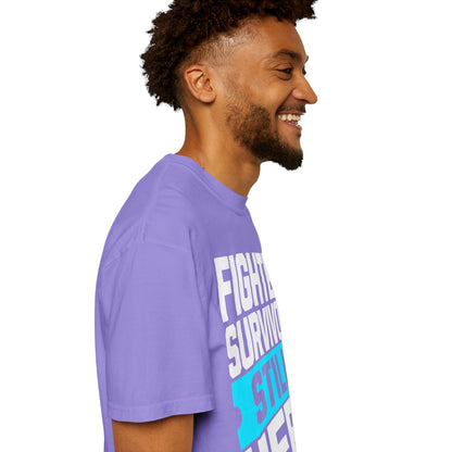 FPD - Fighter Survivor Still Here | Inspirational Mental Health Long Sleeve Shirt & Empowerment Apparel
