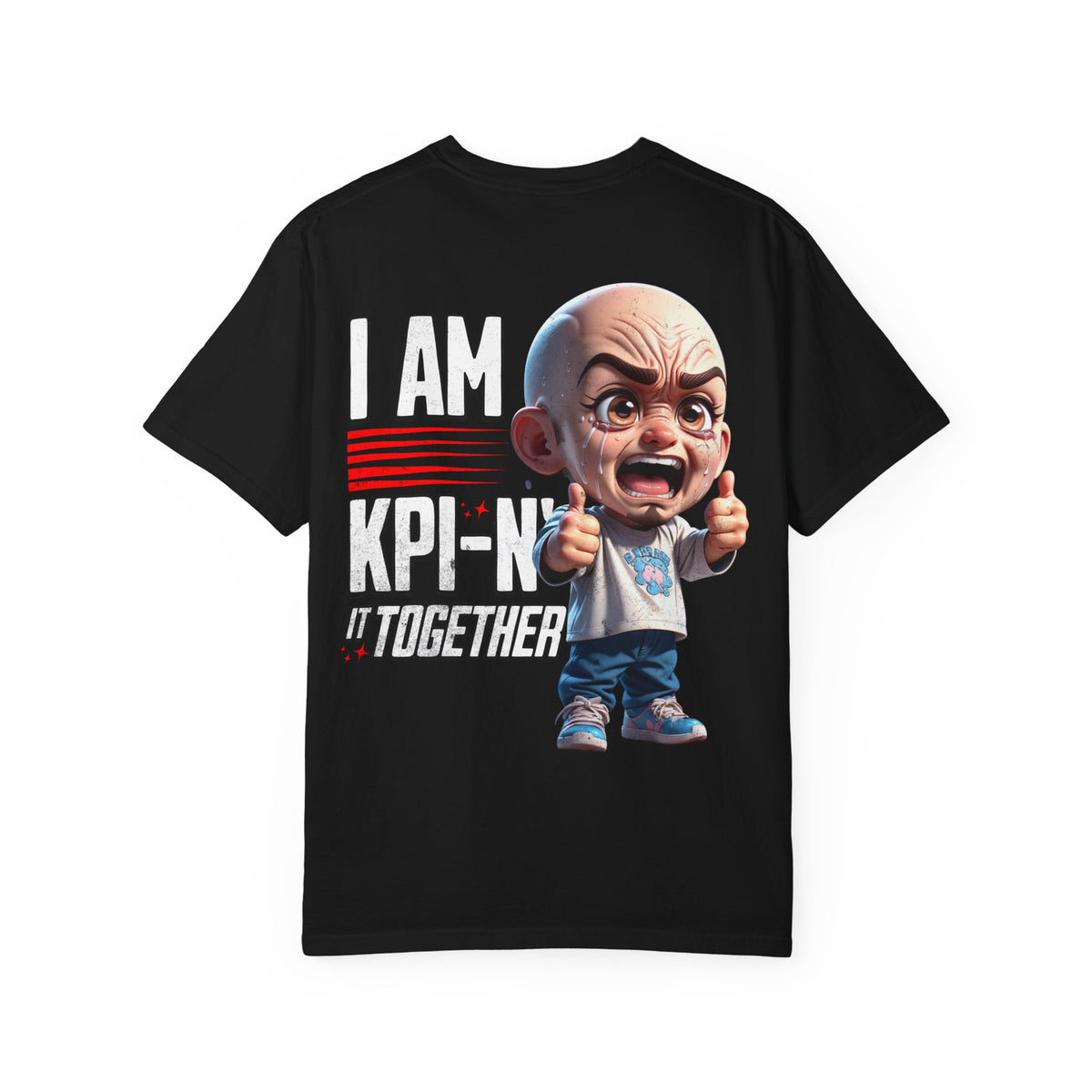 Corporate Damage™ - BPD - Funny Office Humor T-Shirt | I Am KPI-N' It Together Graphic Tee | Sarcastic Corporate Performance Metric Shirt