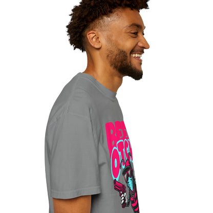 FPD - Bee-Otch Streetwear Graphic Tee – Funny Gangster Bee Unisex Heavyweight Cotton T-Shirt, Trendy Humorous Urban Apparel