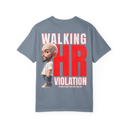 Corporate Damage™ - BPD - Funny Office Humor T-Shirt | Walking HR Violation Bold Red Typography Graphic Tee | Sarcastic Workplace Joke Shirt