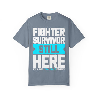 FPD - Fighter Survivor Still Here | Inspirational Mental Health Long Sleeve Shirt & Empowerment Apparel
