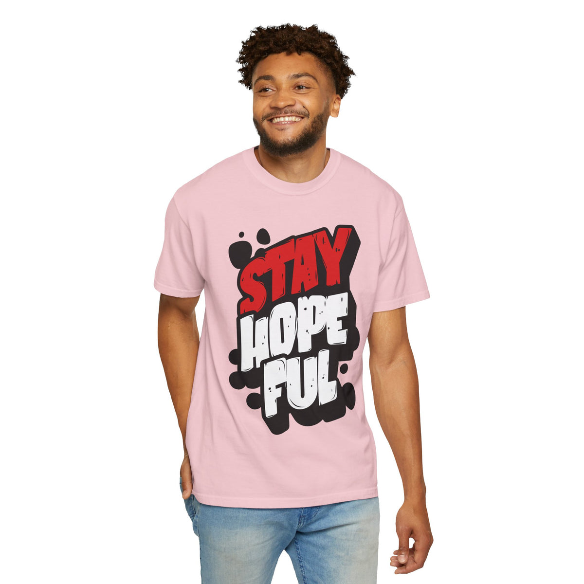 FPD - Stay Hopeful Bold Typography Tee | Inspirational Mental Health Support & Streetwear Shirt