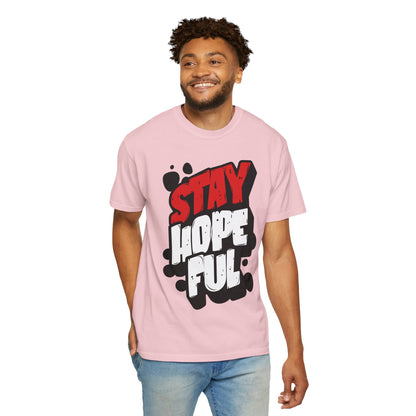 FPD - Stay Hopeful Bold Typography Tee | Inspirational Mental Health Support & Streetwear Shirt